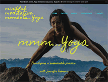 Tablet Screenshot of mmmyoga.org